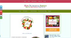 Desktop Screenshot of hopenutriservices.com